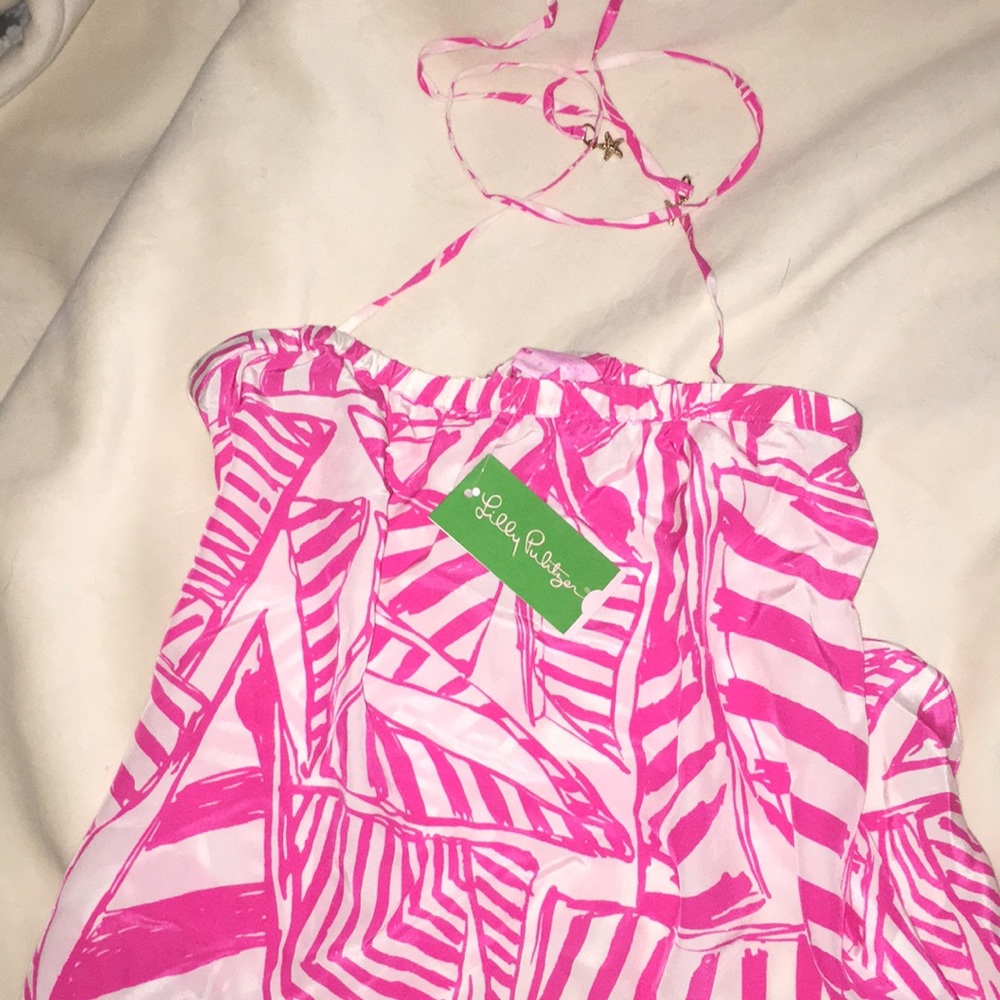 Lilly Pulitzer Silk Halter Top
